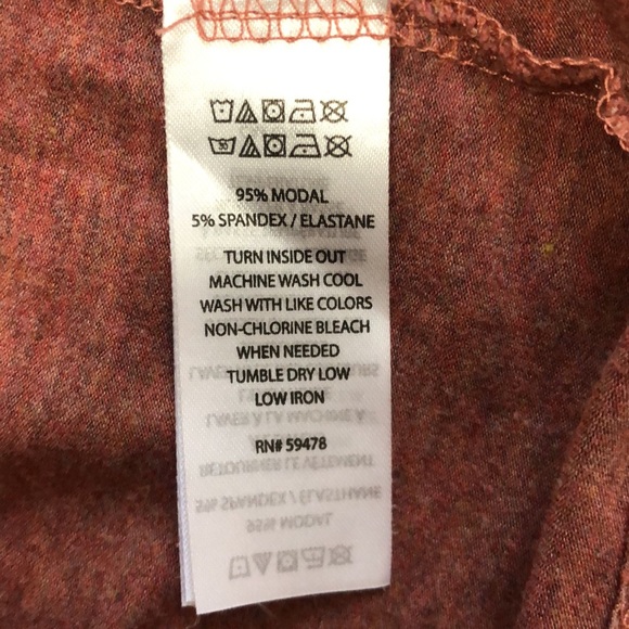 NWOT Tahari Women’s Scoop Neck Top, Cap Sleeve, Large, Heathered Clay - Picture 7 of 7